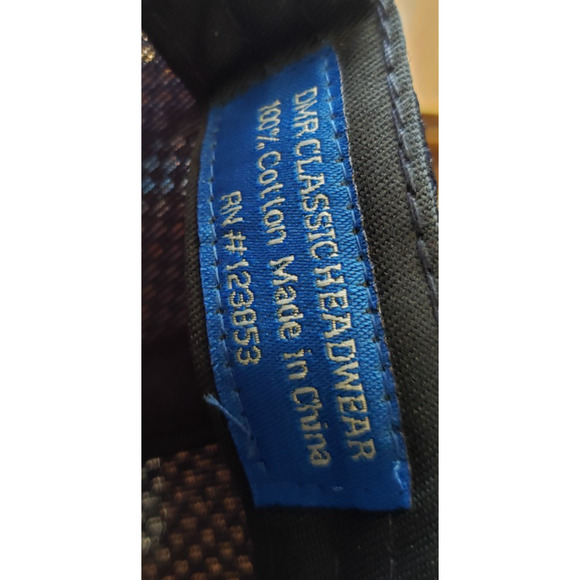 Royal Caribbean DMR Classic Headwear Blue Mesh Ballcap Hat Strapback Navy Anchor - Picture 7 of 7